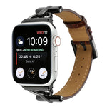 Dây đồng hồ da thật cá sấu khóa D, Dành cho Apple Watch Series 8&7 45mm, Dành cho Apple Watch Series 8&7 41mm