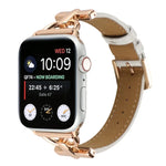 Dây đồng hồ da thật cá sấu khóa D, Dành cho Apple Watch Series 8&7 45mm, Dành cho Apple Watch Series 8&7 41mm