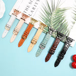 Dây đồng hồ da thật cá sấu khóa D, Dành cho Apple Watch Series 8&7 45mm, Dành cho Apple Watch Series 8&7 41mm