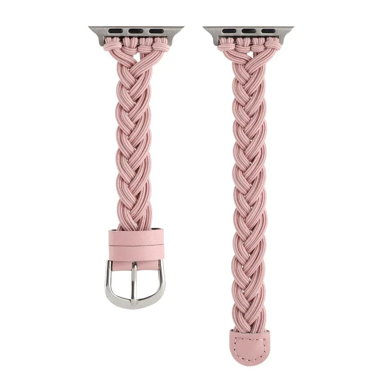 Dây đồng hồ nylon đàn hồi đơn bện, Dành cho Apple Watch Series 8&7 45mm, Dành cho Apple Watch Series 8&7 41mm