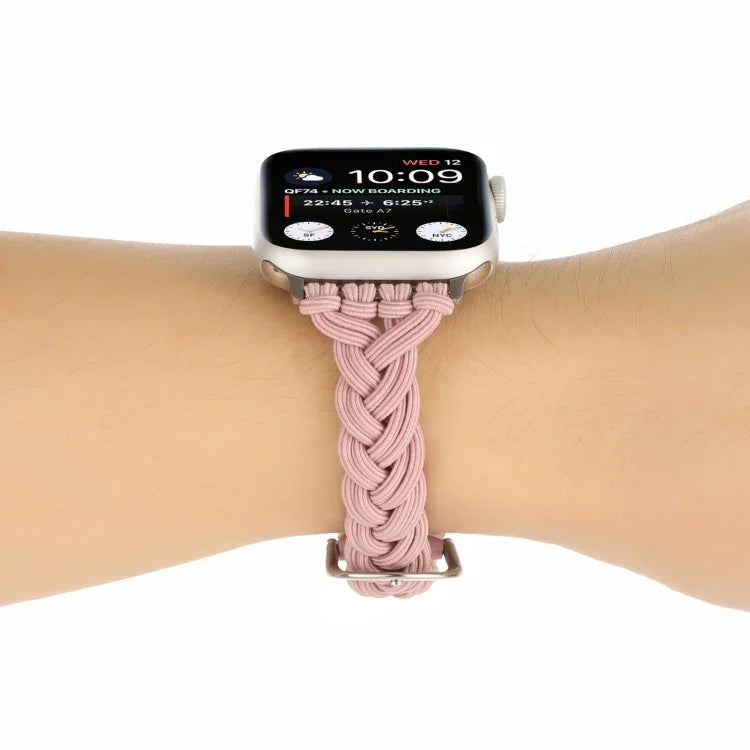 Dây đồng hồ nylon đàn hồi đơn bện, Dành cho Apple Watch Series 8&7 45mm, Dành cho Apple Watch Series 8&7 41mm