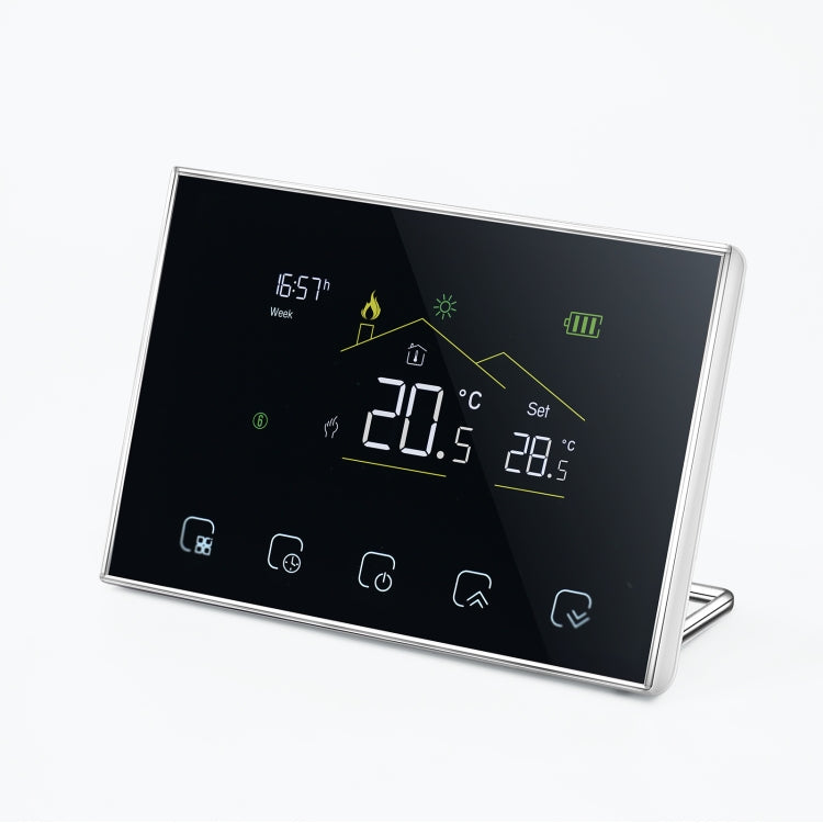 BHT-8000RF-VA-GBCW Bộ điều nhiệt màn hình LED thông minh không dây có WiFi, Thông số kỹ thuật: Điện / Sưởi nồi hơi, Sưởi điện, Sưởi nồi hơi điện, Sưởi nồi hơi, Sưởi nước, Sưởi thủy điện, Sưởi nồi hơi nước