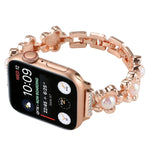 Dây đồng hồ kim loại vòng tay hoa, Dành cho Apple Watch Series 8&7 45mm, Dành cho Apple Watch Series 8&7 41mm