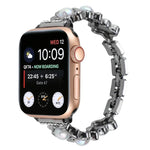 Dây đồng hồ kim loại vòng tay hoa, Dành cho Apple Watch Series 8&7 45mm, Dành cho Apple Watch Series 8&7 41mm