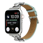 Dây đồng hồ da thật trơn khóa D, Dành cho Apple Watch Series 8&7 45mm, Dành cho Apple Watch Series 8&7 41mm