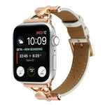 Dây đồng hồ da thật trơn khóa D, Dành cho Apple Watch Series 8&7 45mm, Dành cho Apple Watch Series 8&7 41mm