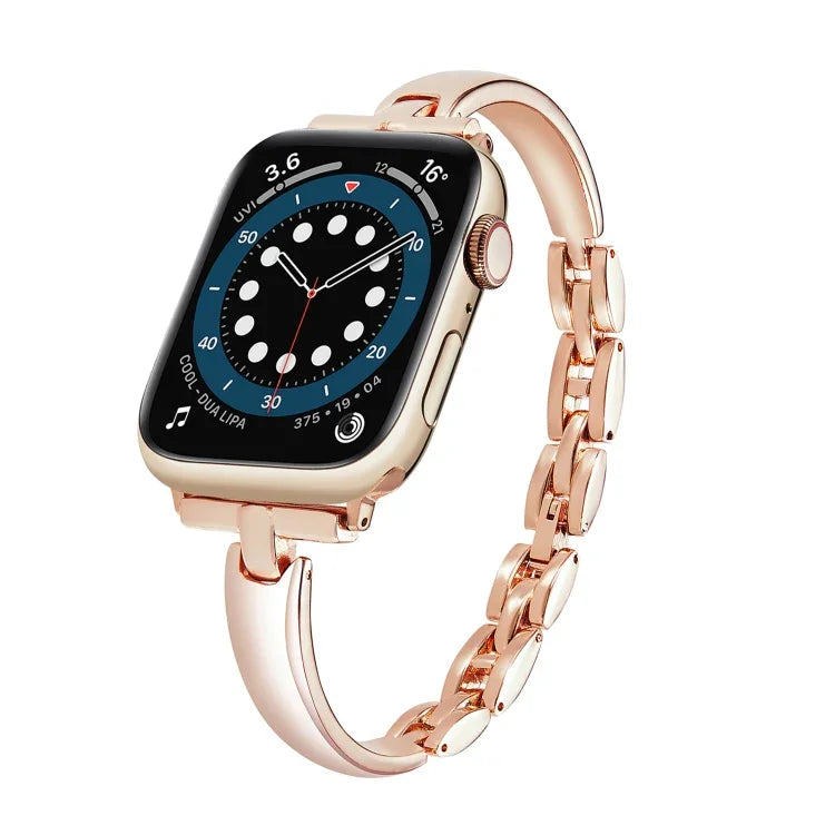 Dây đồng hồ kim loại mắt xích vòng tay, Dành cho Apple Watch Series 8&7 45mm, Dành cho Apple Watch Series 8&7 41mm