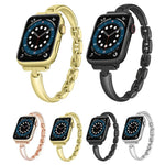 Dây đồng hồ kim loại mắt xích vòng tay, Dành cho Apple Watch Series 8&7 45mm, Dành cho Apple Watch Series 8&7 41mm