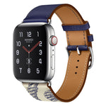 Dây đồng hồ da họa tiết in lụa, dành cho Apple Watch Series 7 41mm / 6 & SE & 5 & 4 40mm / 3 & 2 & 1 38mm, Apple Watch Series 8&7 41mm / SE 2&6&SE&5&4 40mm / 3&2&1 38mm