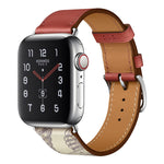 Dây đồng hồ da họa tiết in lụa, dành cho Apple Watch Series 7 41mm / 6 & SE & 5 & 4 40mm / 3 & 2 & 1 38mm, Apple Watch Series 8&7 41mm / SE 2&6&SE&5&4 40mm / 3&2&1 38mm