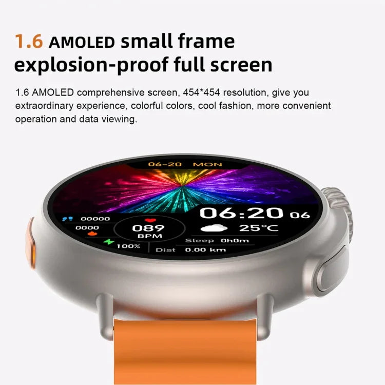 Đồng hồ thông minh MT30 màn hình HD 1.6 inch, dây TPU, hỗ trợ gọi thoại / theo dõi oxy trong máu, dây TPU