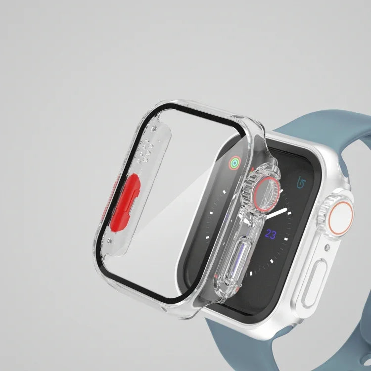 Ốp đồng hồ Film PC có nút tháo rời, Dành cho Apple Watch Series 9 / 8 / 7 41mm, Dành cho Apple Watch Series SE 2025 / SE 2 / 6 / SE / 5 / 4 40mm, Dành cho Apple Watch SE 2025 / SE 2 / 6 / SE / 5 / 4 40mm