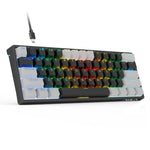 Bàn phím cơ có dây AULA F3261 Type-C 61 phím có thể thay nóng RGB