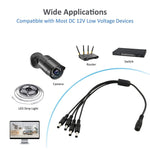Cáp nối nguồn DC cái sang DC đực, 0.37m 4 trong 1, 0.42m 8 trong 1, 0.37m 6 trong 1, 0.37m 3 trong 1, 0.5m 16 trong 1