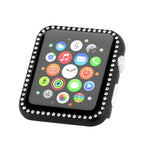 Ốp bảo vệ đồng hồ hợp kim nhôm kim cương, Dành cho Apple Watch Series 9 / 8 / 7 45mm, Dành cho Apple Watch Series SE 2025&SE 2&6&SE&5&4 44mm, Dành cho Apple Watch Series 3&2&1 42mm, Dành cho Apple Watch Series 9 / 8 / 7 41mm