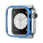 Ốp bảo vệ đồng hồ hợp kim nhôm kim cương, Dành cho Apple Watch Series 9 / 8 / 7 45mm, Dành cho Apple Watch Series SE 2025&SE 2&6&SE&5&4 44mm, Dành cho Apple Watch Series 3&2&1 42mm, Dành cho Apple Watch Series 9 / 8 / 7 41mm