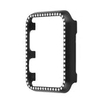 Ốp bảo vệ đồng hồ hợp kim nhôm kim cương, Dành cho Apple Watch Series 9 / 8 / 7 45mm, Dành cho Apple Watch Series SE 2025&SE 2&6&SE&5&4 44mm, Dành cho Apple Watch Series 3&2&1 42mm, Dành cho Apple Watch Series 9 / 8 / 7 41mm