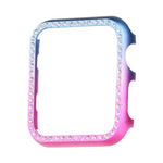 Ốp bảo vệ đồng hồ hợp kim nhôm kim cương, Dành cho Apple Watch Series 9 / 8 / 7 45mm, Dành cho Apple Watch Series SE 2025&SE 2&6&SE&5&4 44mm, Dành cho Apple Watch Series 3&2&1 42mm, Dành cho Apple Watch Series 9 / 8 / 7 41mm