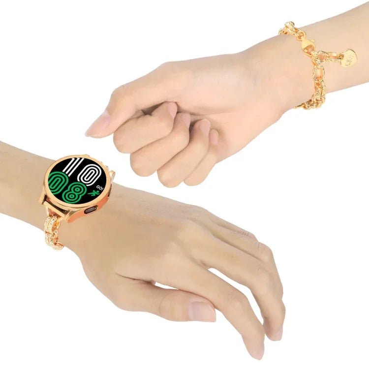 Dây đồng hồ kim loại chuỗi đa năng, 20mm, 22mm