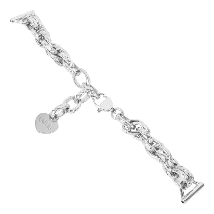 Dây đồng hồ kim loại chuỗi đa năng, 20mm, 22mm