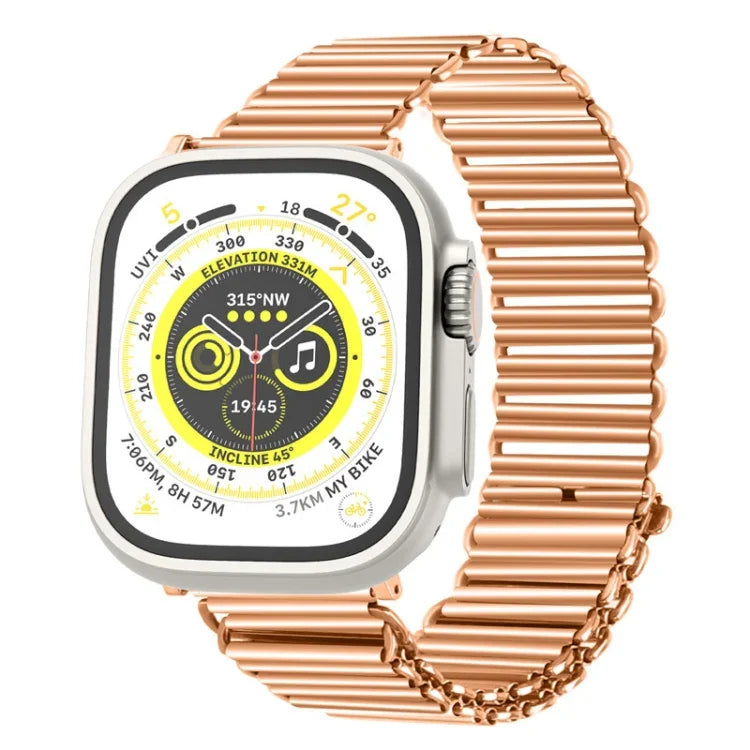 Dây Đồng Hồ Thép Không Gỉ Khóa Xích, Dành Cho Apple Watch Ultra 49mm / Series 8&7 45mm / SE 2&6&SE&5&4 44mm / 3&2&1 42mm, Dành Cho Apple Watch Series 8&7 41mm / SE 2&6&SE&5&4 40mm / 3&2&1 38mm