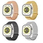 Dây Đồng Hồ Thép Không Gỉ Khóa Xích, Dành Cho Apple Watch Ultra 49mm / Series 8&7 45mm / SE 2&6&SE&5&4 44mm / 3&2&1 42mm, Dành Cho Apple Watch Series 8&7 41mm / SE 2&6&SE&5&4 40mm / 3&2&1 38mm