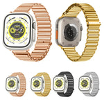 Dây Đồng Hồ Thép Không Gỉ Khóa Xích, Dành Cho Apple Watch Ultra 49mm / Series 8&7 45mm / SE 2&6&SE&5&4 44mm / 3&2&1 42mm, Dành Cho Apple Watch Series 8&7 41mm / SE 2&6&SE&5&4 40mm / 3&2&1 38mm