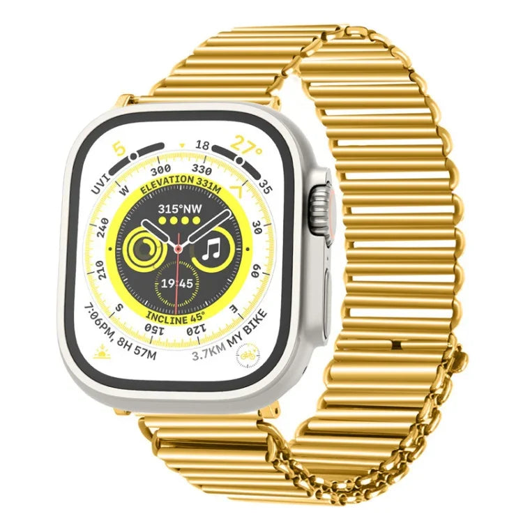 Dây Đồng Hồ Thép Không Gỉ Khóa Xích, Dành Cho Apple Watch Ultra 49mm / Series 8&7 45mm / SE 2&6&SE&5&4 44mm / 3&2&1 42mm, Dành Cho Apple Watch Series 8&7 41mm / SE 2&6&SE&5&4 40mm / 3&2&1 38mm
