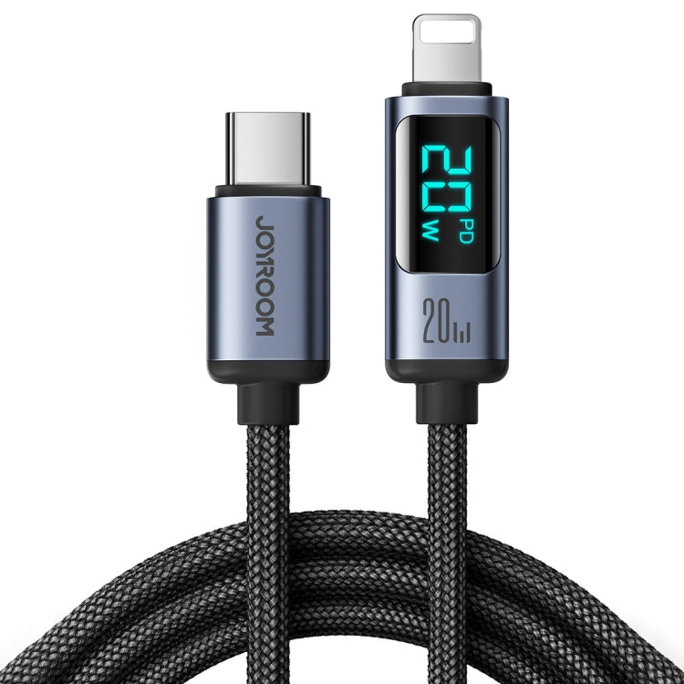 JOYROOM S-CL020A16 Cáp dữ liệu sạc nhanh 20W USB-C / Type-C sang 8 Pin có màn hình kỹ thuật số, Type-C sang 8 Pin