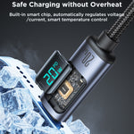 JOYROOM S-CL020A16 Cáp dữ liệu sạc nhanh 20W USB-C / Type-C sang 8 Pin có màn hình kỹ thuật số, Type-C sang 8 Pin