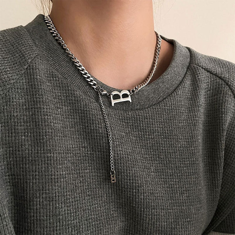 Dây chuyền thép titan chữ cái đa năng nữ, xích xoắn, XL2001, XL1951, XL1400, XL1437, XL2010, XL1505, XL1839, XL1864, XL1502, XL1570, XL1170, XL1459, XL1788, XL1780, XL1946, XL1089, XL1958, XL1983, XL1941, XL1944, XL1090, XL1114, XL1791, XL179...