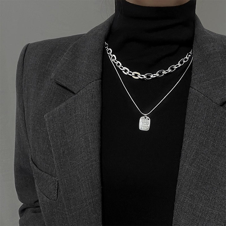 Dây chuyền thép titan chữ cái đa năng nữ, xích xoắn, XL2001, XL1951, XL1400, XL1437, XL2010, XL1505, XL1839, XL1864, XL1502, XL1570, XL1170, XL1459, XL1788, XL1780, XL1946, XL1089, XL1958, XL1983, XL1941, XL1944, XL1090, XL1114, XL1791, XL179...
