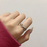 Nhẫn kết hợp phong cách mát mẻ bạc sterling S925 cho nữ, J286, J781, J759, J797, J758, J242, J1109, J1071, J1096, J1110, J789, J1717, J1740, J224, J449, J341, J443, J1644, J005, J282, J623, J1658, J406, J1454, J815