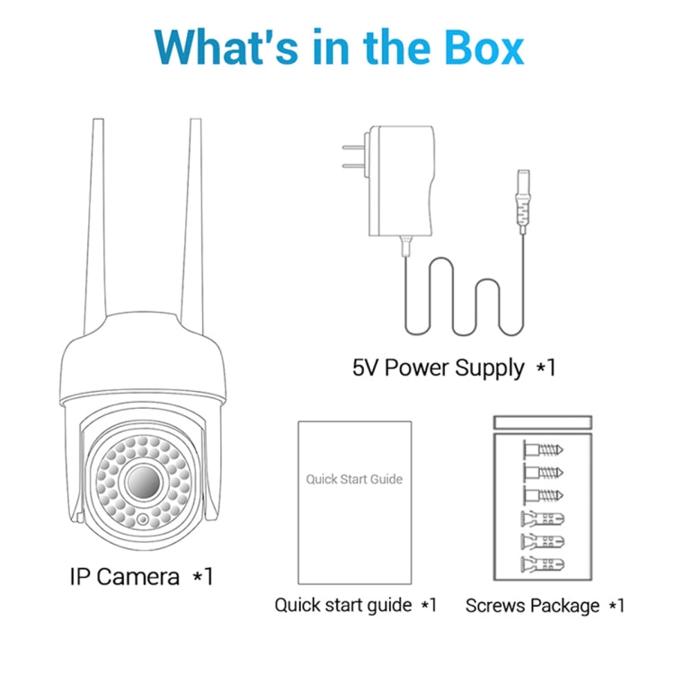 ESCAM PVR007 Camera WiFi HD Thông Minh 3MP Hỗ Trợ Tầm Nhìn Ban Đêm Màu Đầy Đủ / Phát Hiện Chuyển Động / Báo Động Âm Thanh / Thẻ TF, PVR007