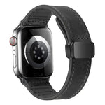 Dây Đồng Hồ Da Silicone Gấp Từ Tính Cho Apple Watch Ultra 49mm / Series 8&7 45mm / SE 2&6&SE&5&4 44mm / 3&2&1 42mm, Dành Cho Apple Watch Ultra 49mm