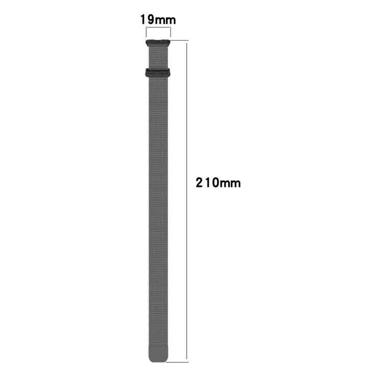 Milanese Metal Watch Band, For Huawei Band 10 / 9 / 8