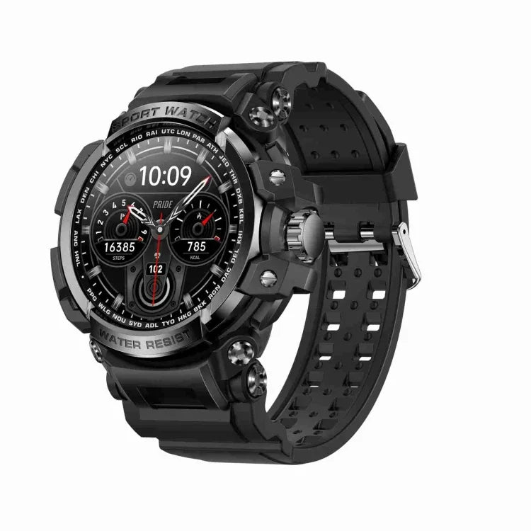 Đồng hồ thông minh thể thao ngoài trời LC16 màn hình 1.32 inch, chống nước IP68, hỗ trợ gọi Bluetooth / theo dõi nhịp tim