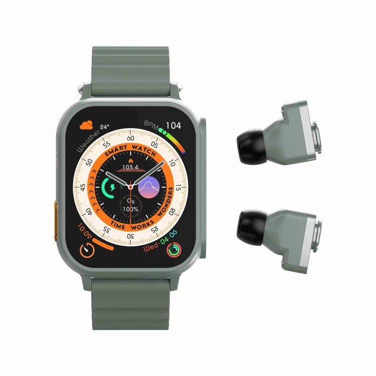 Đồng hồ thông minh N22 2 trong 1 màn hình HD 1.96 inch, tai nghe thể thao gọi Bluetooth