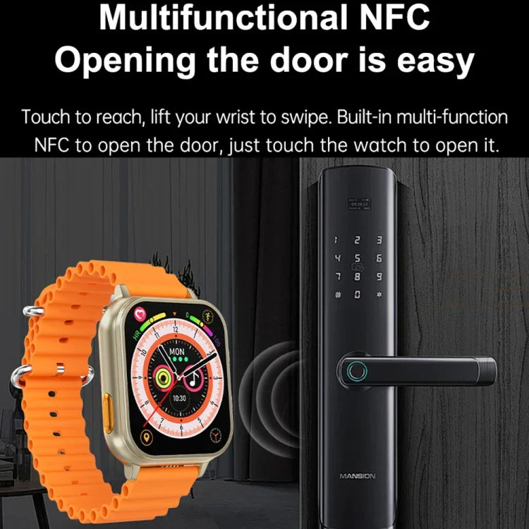 Đồng hồ thông minh N22 2 trong 1 màn hình HD 1.96 inch, tai nghe thể thao gọi Bluetooth
