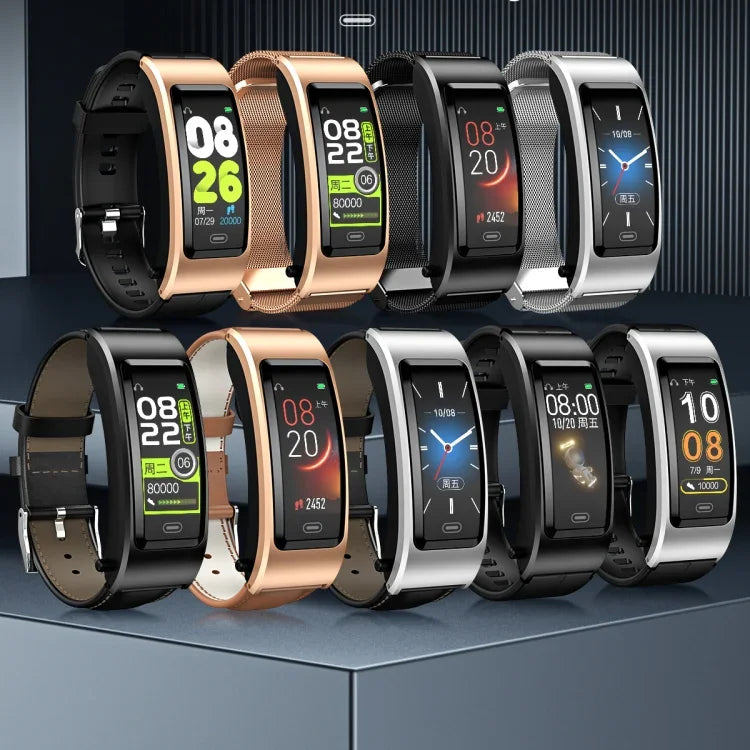 Vòng đeo tay thông minh B7 tai nghe Bluetooth, hỗ trợ theo dõi giấc ngủ / oxy trong máu / nhịp tim