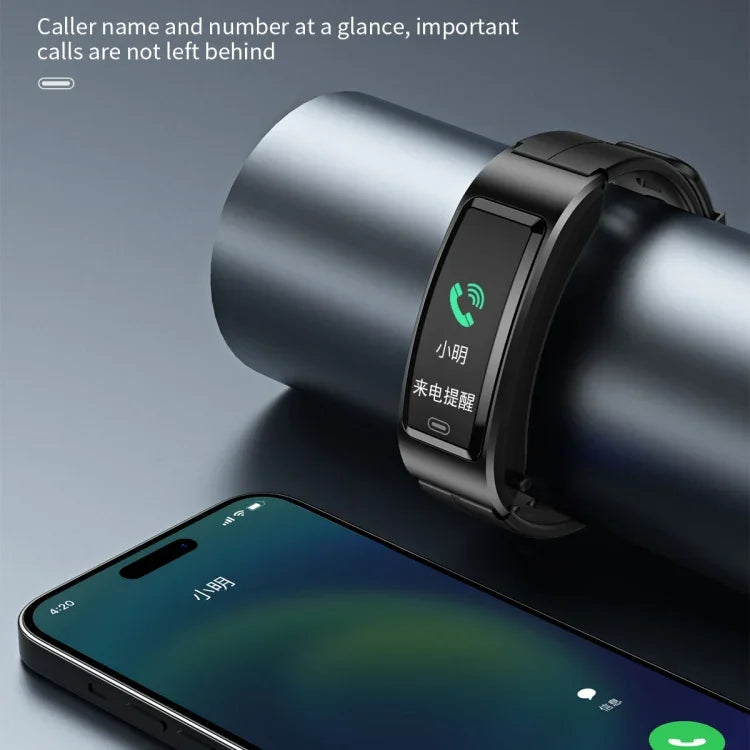 Vòng đeo tay thông minh B7 tai nghe Bluetooth, hỗ trợ theo dõi giấc ngủ / oxy trong máu / nhịp tim