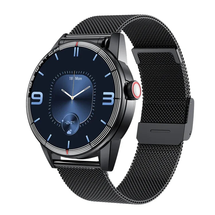 Đồng hồ thông minh R6 2 trong 1 tai nghe Bluetooth màn hình tròn 1.32 inch, hỗ trợ gọi Bluetooth / theo dõi sức khỏe