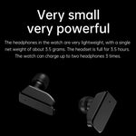 Đồng hồ thông minh R6 2 trong 1 tai nghe Bluetooth màn hình tròn 1.32 inch, hỗ trợ gọi Bluetooth / theo dõi sức khỏe