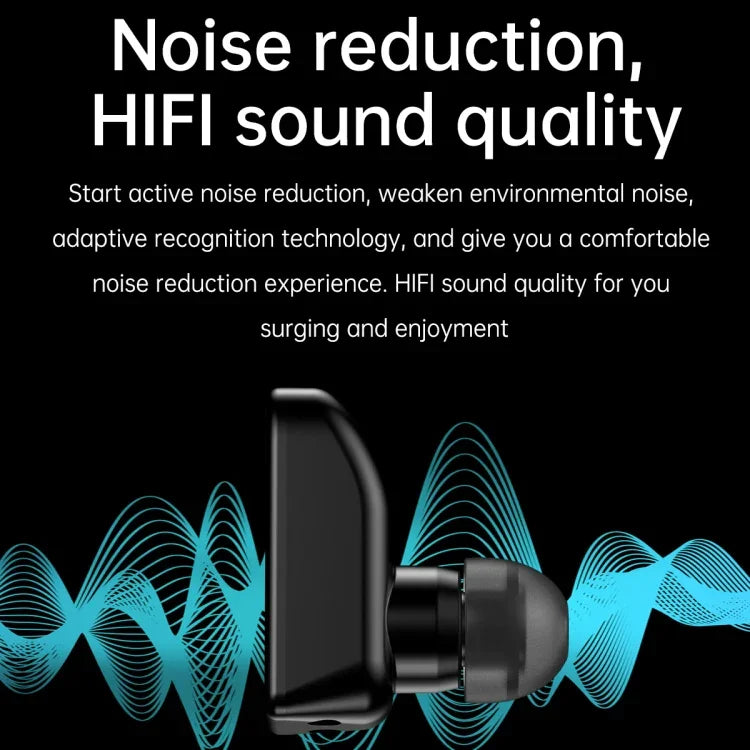 Đồng hồ thông minh R6 2 trong 1 tai nghe Bluetooth màn hình tròn 1.32 inch, hỗ trợ gọi Bluetooth / theo dõi sức khỏe