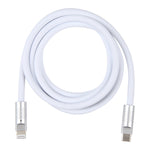 Dòng Mech 120W Cáp dữ liệu sạc nhanh USB-C / Type-C sang 8 Pin đầu kim loại silicone, dài 1.2m, 8 Pin, 1.2m Type-C sang 8 Pin