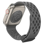Dây đồng hồ silicone khóa từ tính, dành cho Apple Watch Series 8&7 41mm, dành cho Apple Watch Series 8&7 45mm