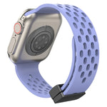 Dây đồng hồ silicone khóa từ tính, dành cho Apple Watch Series 8&7 41mm, dành cho Apple Watch Series 8&7 45mm