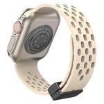 Dây đồng hồ silicone khóa từ tính, dành cho Apple Watch Series 8&7 41mm, dành cho Apple Watch Series 8&7 45mm