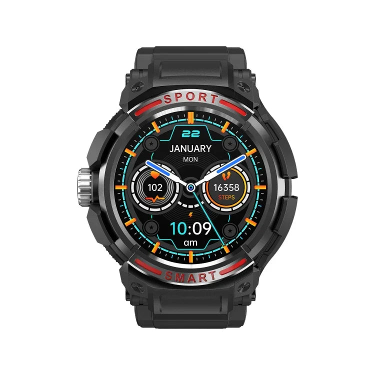 Đồng hồ thông minh OVISEN GT100 2 trong 1 tai nghe Bluetooth màn hình TFT 1.39 inch, hỗ trợ theo dõi oxy trong máu / nghe nhạc Bluetooth