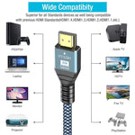 Cáp HDMI 2.0 phiên bản 4K 60Hz, dài 1m, 2m, 3m, 5m